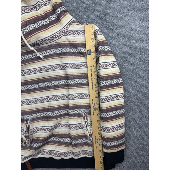 Ampersand Avenue Hoodie Single Hoodie Sweatshirt Women's Medium Aztec Striped - Picture 5 of 7